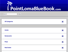 Tablet Screenshot of pointlomabluebook.com
